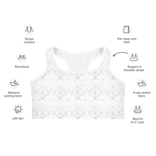 7th Inning Stretch Sports Bra from Seamheaded