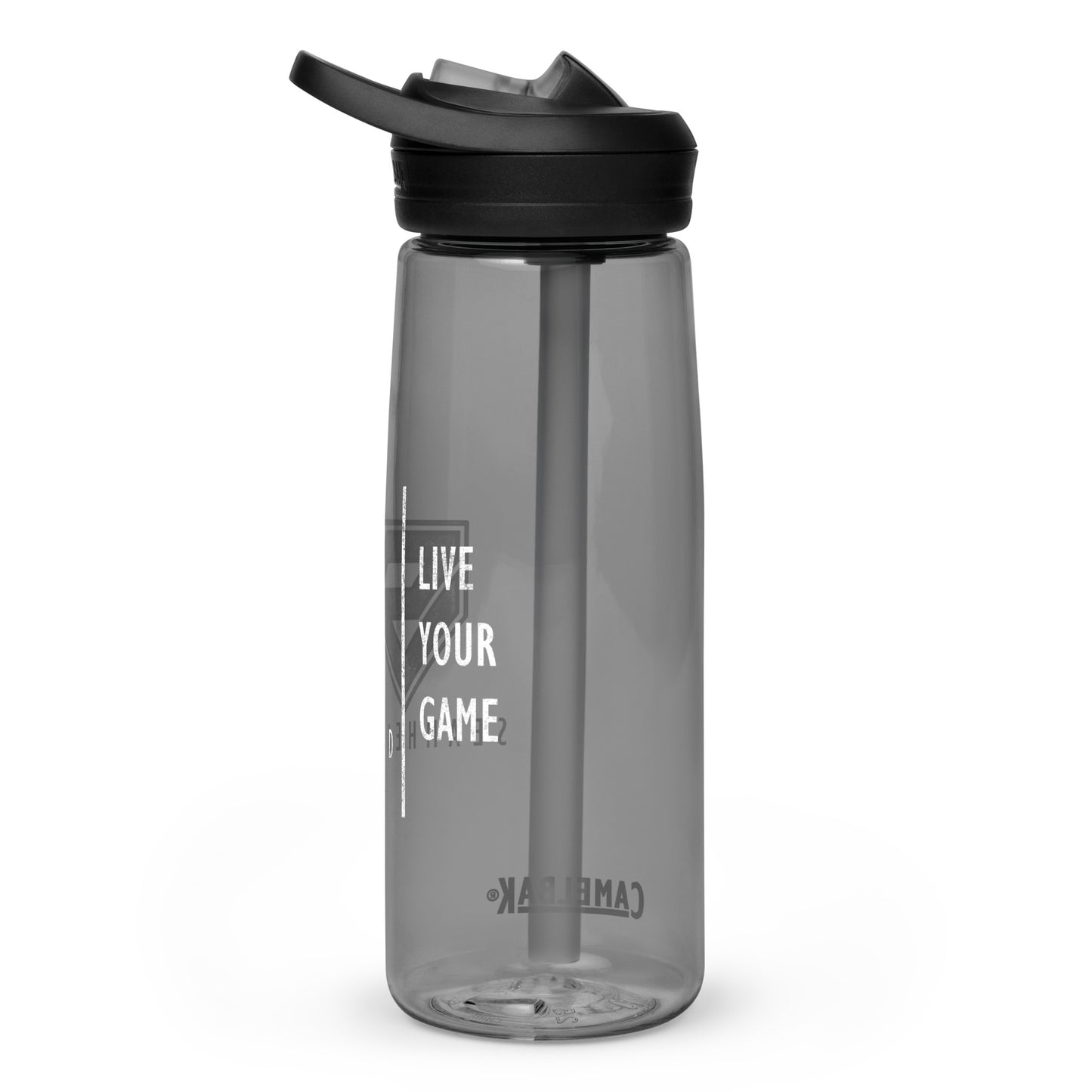 Live Your Game Sports Bottle from Seamheaded Apparel