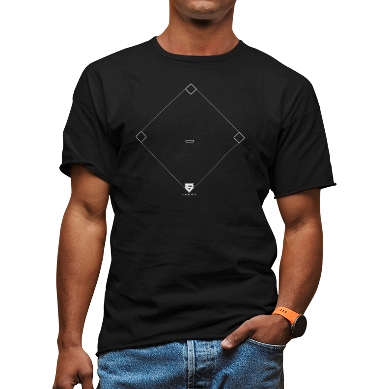 Infield Minimalist Men's Tee from Seamheaded