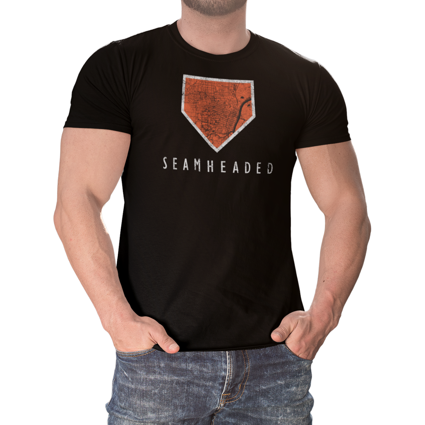 Corvallis Map Men's Tee from Seamheaded Apparel