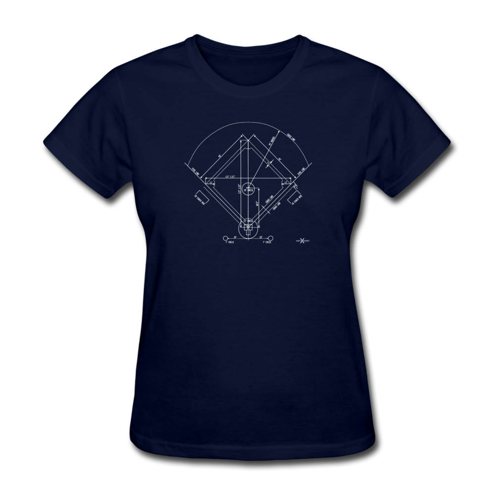 Infield Blueprint Women's Tee from Seamheaded Apparel