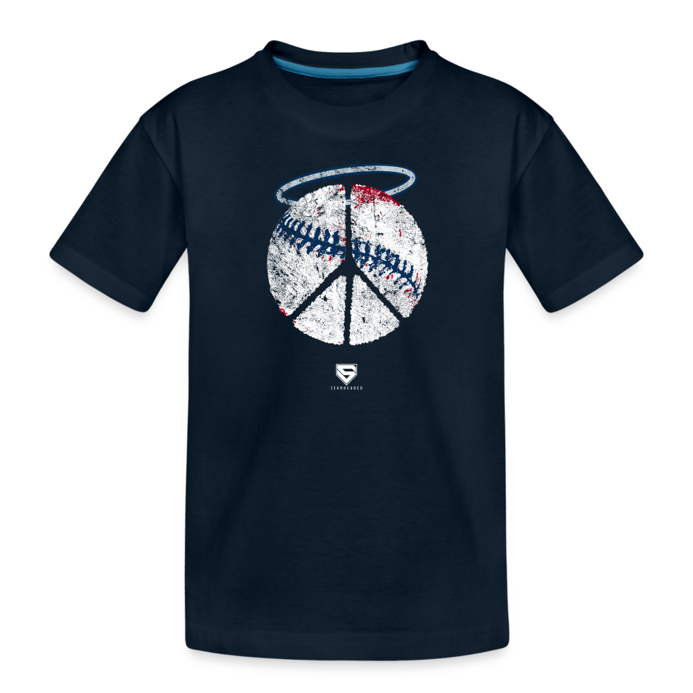 Halo Peace Toddler Tee from Seamheaded Apparel