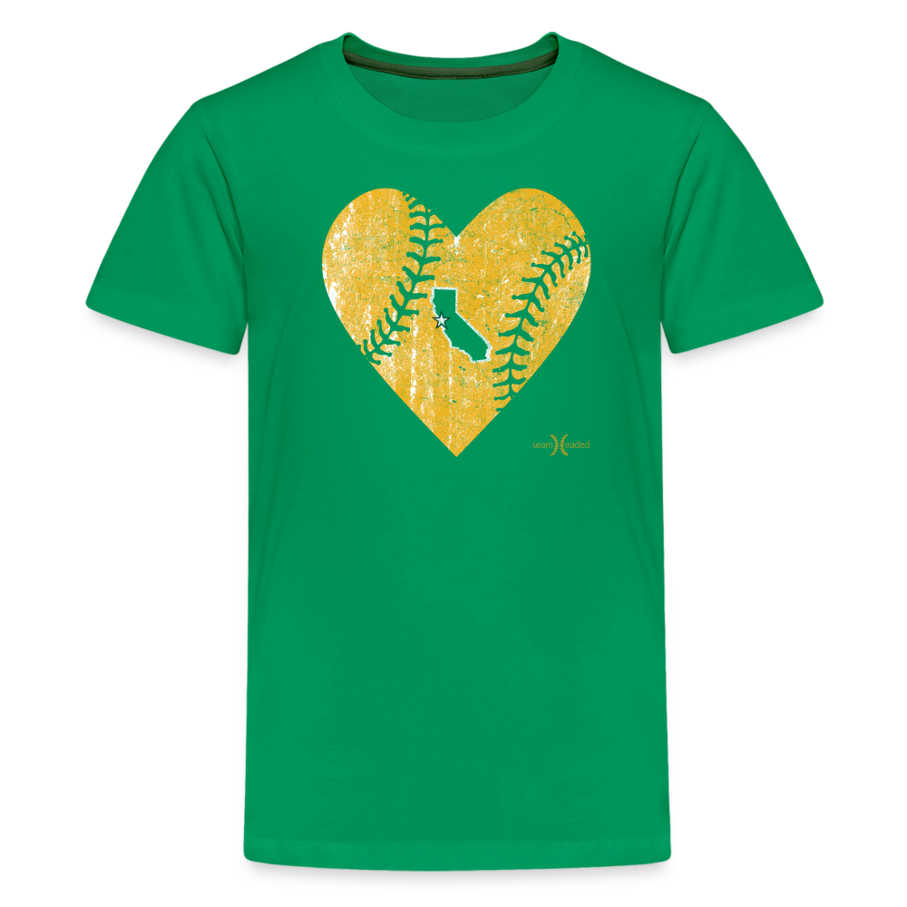 East Bay Love Youth Tee - kelly green