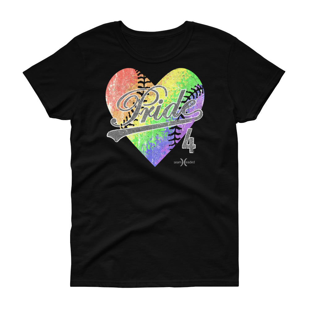 LGBT Pride Baseball Women's Tee from Seamheaded Apparel