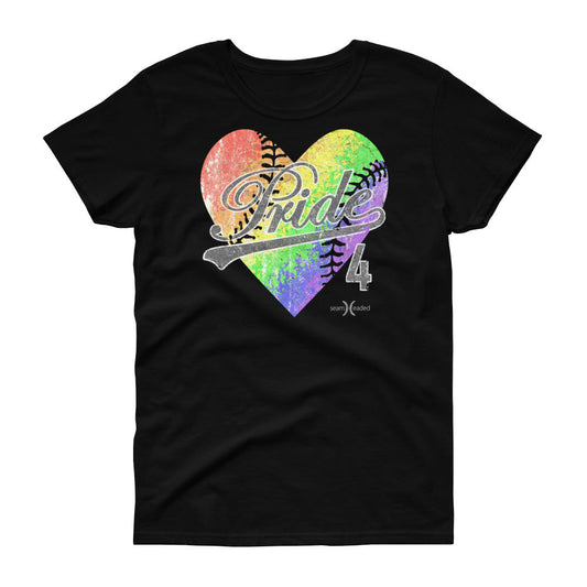 LGBT Pride Baseball Women's Tee from Seamheaded Apparel