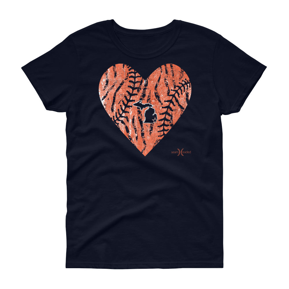 Motor City Stripes Men's Tee from Seamheaded