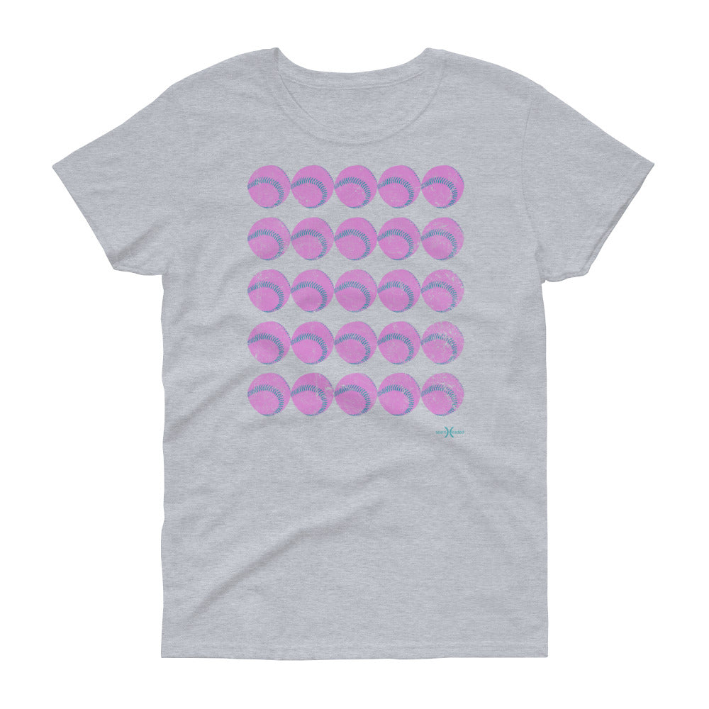 Baseball Diptych Women's Tee