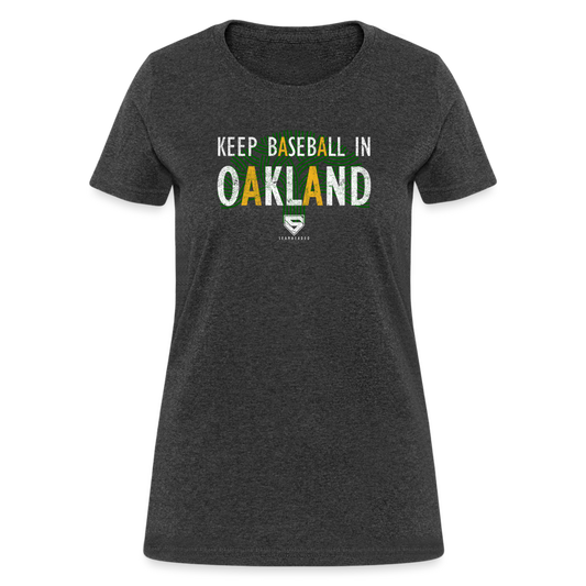 Save Oakland Baseball Women's Tee from Seamheaded