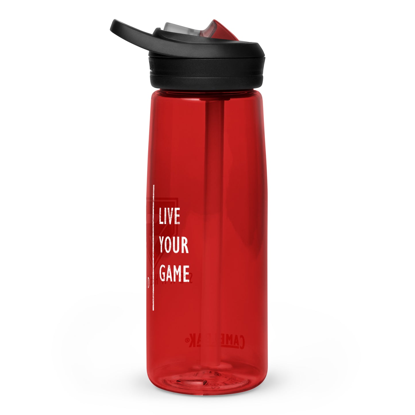 Live Your Game Sports Bottle from Seamheaded Apparel