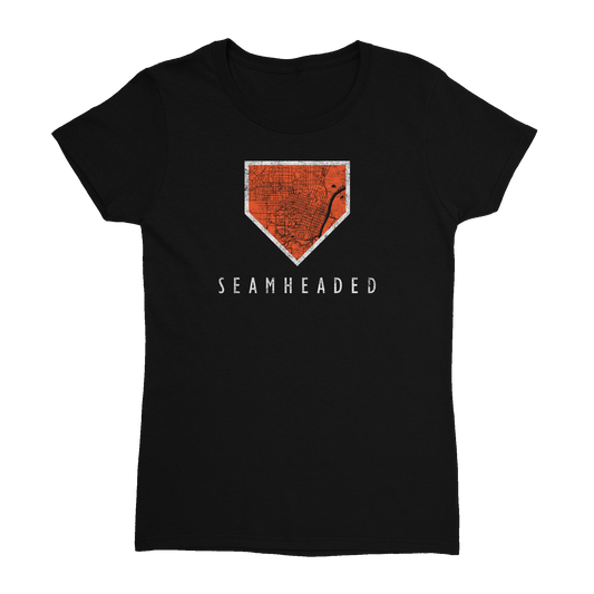 Corvallis Map Women's Tee from Seamheaded Apparel