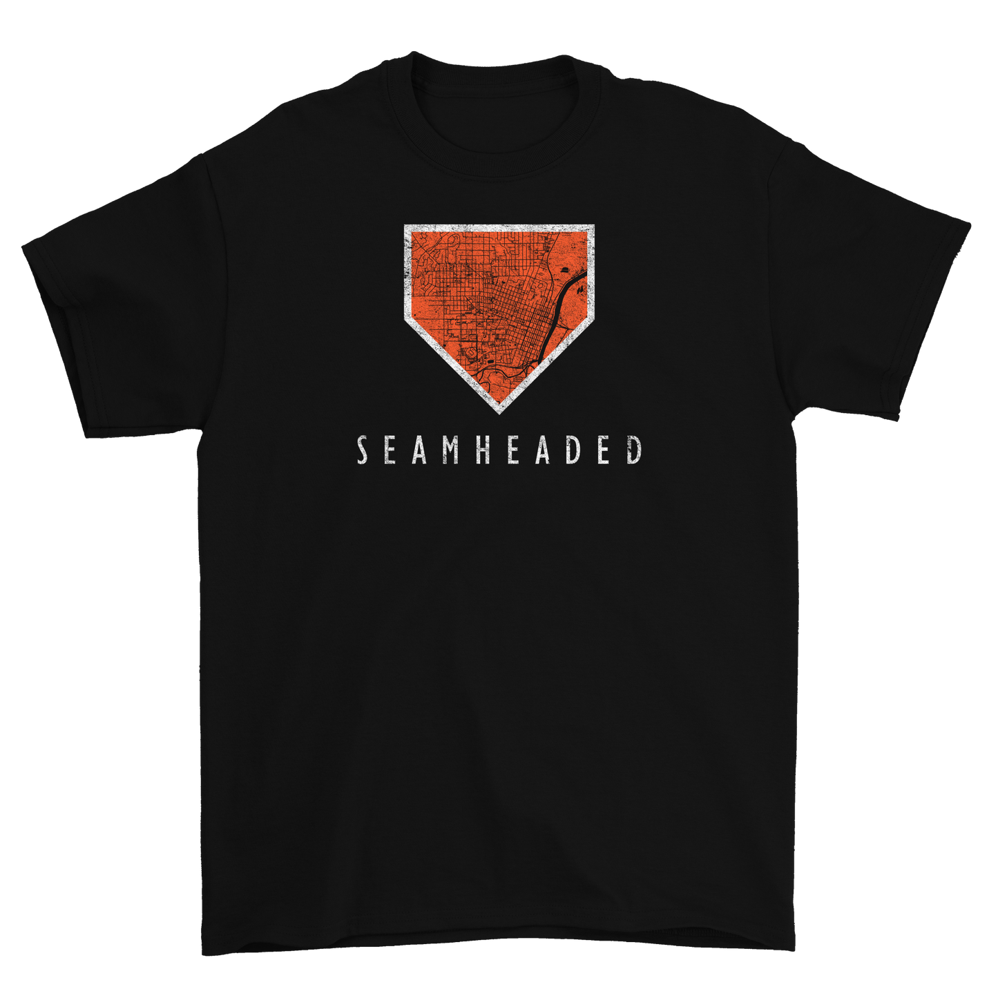 Corvallis Map Men's Tee from Seamheaded Apparel