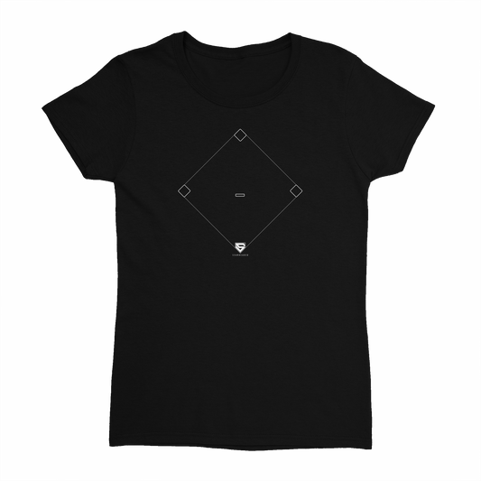 Infield Minimalist Women's Tee from Seamheaded Apparel