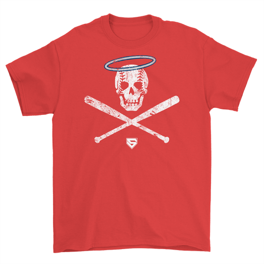 Skeleton Halo Men's Tee from Seamheaded