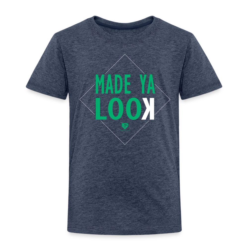 Made Ya Look Toddler Tee from Seamheaded