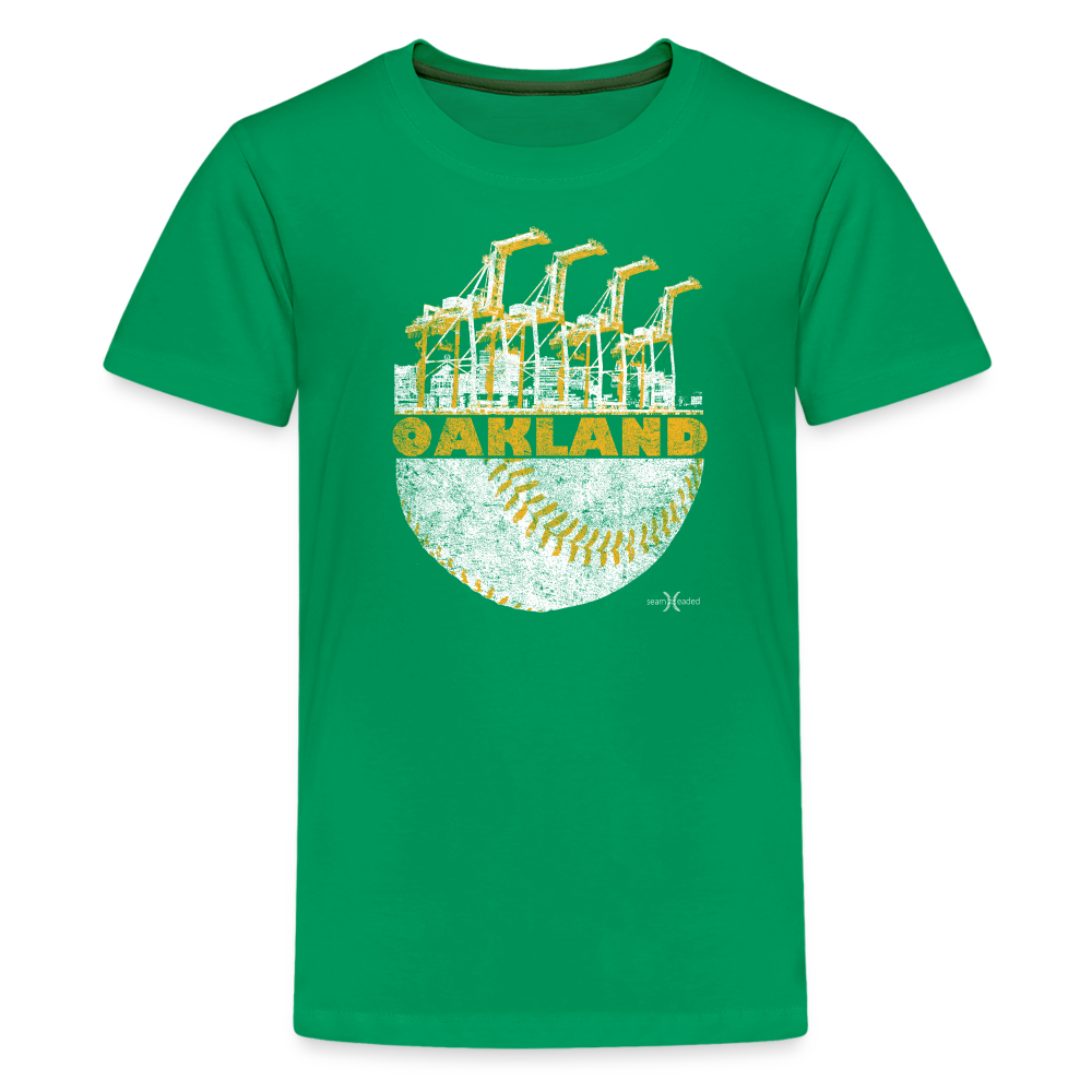 Town Port Youth Tee - kelly green