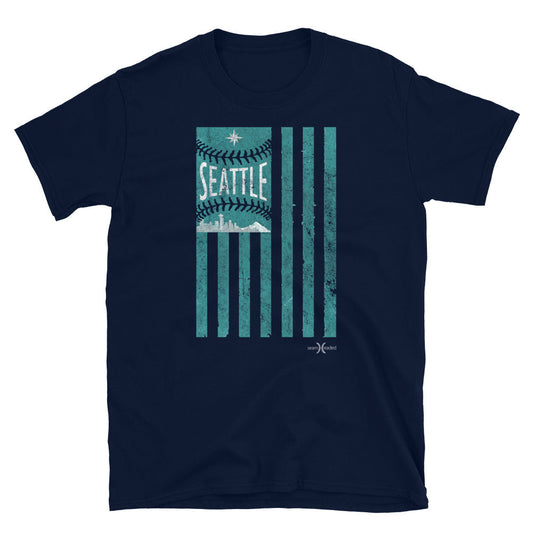 Seattle Flag Men's TeeSeamheaded Apparel
