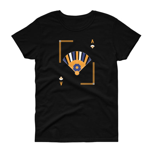 Ace of Diamonds Women's Tee from Seamheaded Apparel