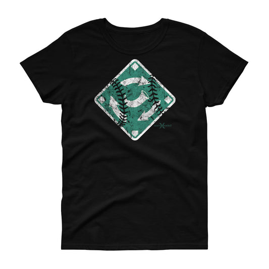 Around the Horn Women's Tee from Seamheaded Apparel