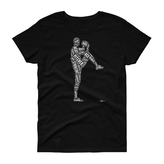 Pitcher on the Mound Women's Tee from Seamheaded Apparel