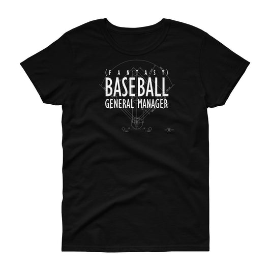 Fantasy Baseball Coach (General Manager) Women's Tee from Seamheaded Apparel