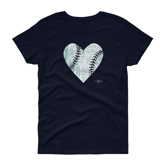 Northwest Baseball Heart Women's Tee